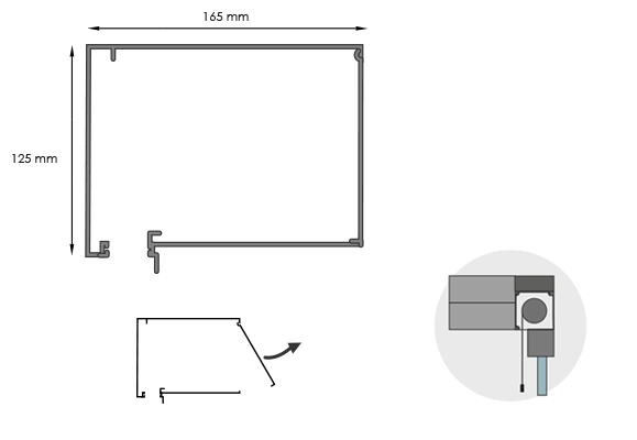 Screens encastrables monobloc