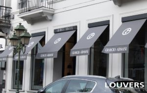 commerciale uitvalscherm Louvers