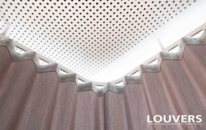 Louvers rail voor gordijn