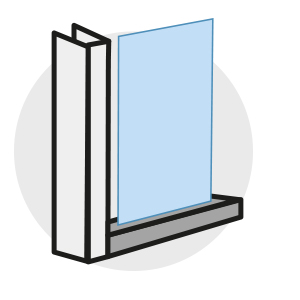 Screens classiques Louvers - Guidage latéral