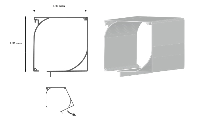 Screens zip Louvers