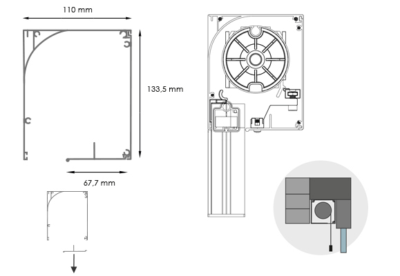 compact zipscreen niche