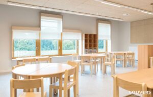 store enrouleur école